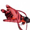 DGTSYAL 2 Set Gants de Lanceur Spiderman, Spiderman Jouet, Gant de Cosplay en Plastique pour Enfants, Super Spider Launcher J