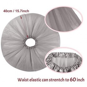 Geyoga Set de Déguisement de Souris pour Enfants Set de Jupe Tutu de Costume Nœud Papillon Queue Nez Oreilles de Souris Robe 