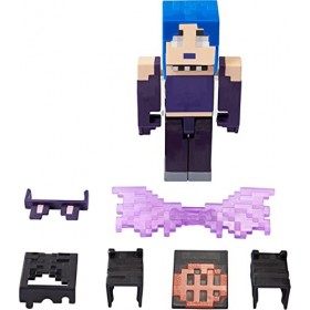 Minecraft Creator Series Figurine dailes effrayantes, jouet de construction à collectionner, figurine daction de 8,3 cm ave