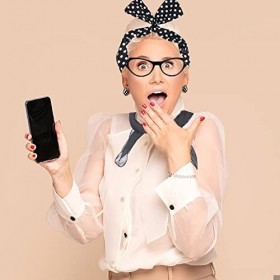 Vastsea 9 Pièces Années 50 Costume Accessoires Set, Années 50 Costume Accessoires, Années 50 Femmes Costume, pour Soirée de D