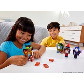 Minecraft Creator Series Figurine dailes effrayantes, jouet de construction à collectionner, figurine daction de 8,3 cm ave