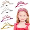 5 Pièces Couronne De Princesse, Coiffe De Princesse, Enfants Couronne Brillante, Pour Séries De Jeux De Rôle, Filles, Aux Acc