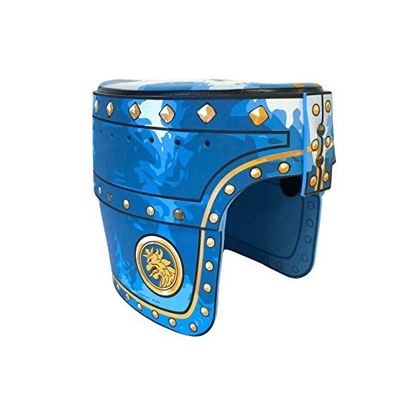 Liontouch - Casque de Chevalier Noble, Rouge | Jouet médiéval en Mousse pour Enfants avec thème du Lion doré | Armure de Comb