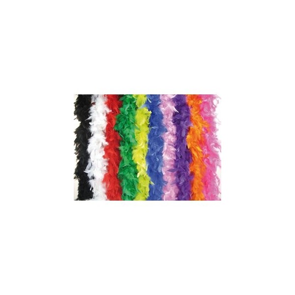 Boland - Boa de plumes, circa 180 cm, Accessoire, Costume Showgirl, Carnaval, Fête à thème, Fête à thème