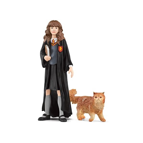 schleich 42635 Hermione et Pattenrond, dès 6 ans, WIZARDING WORLD - figurine, 15,5 x 8,2 x 18 cm