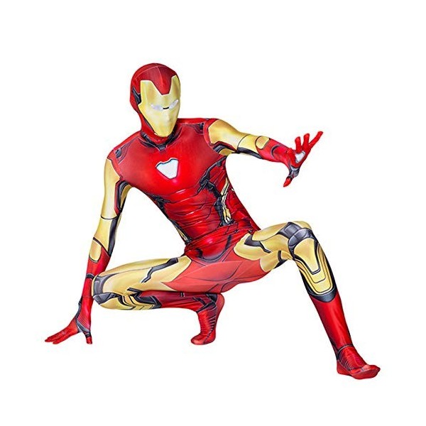 MODRYER Costume de Spiderman pour enfants, adultes, garçons, super-héros, cosplay, accessoires pour fans de films, Lycra Span