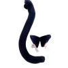 ONECHANCE Animal Ensemble Oreilles Et Queue De Chat Tenue Accessoire pour Déguisement Fox Color Bleu Size One Size