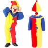 TOPJOWGA Déguisement Clown Enfant, Accessoires Costume Clown, Costume Déguisement de Clown, Costume de Carnaval, Costume de C