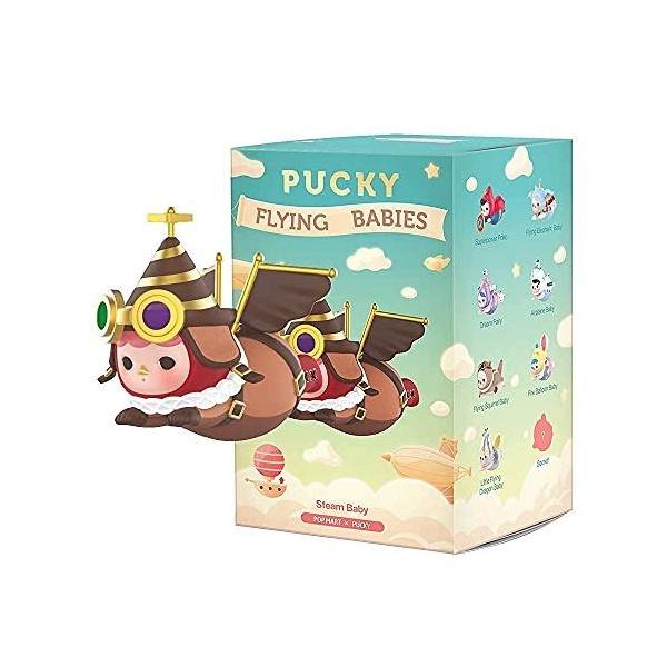 POP MART PUCKY Sleeping Forest Series 1 Boîte de 6,3 cm Personnage articulé Premium Design cadeaux pour femmes Fan-Favorite B