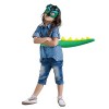 OhMill Set de Dinosaures Masque de Dragon et Queue de Dragon pour Enfants Costume de Dragon Personnalité Accessoires d’Hallow