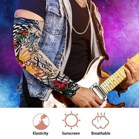 Accessoires De Déguisement Rocker Des Années 70, 80, 90 Accessoires De Costume Punk Ensemble De 10 Pièces Perruque Gants Punk