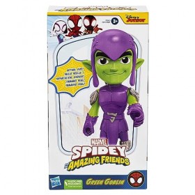 Hasbro Marvel Spidey and His Amazing Friends Figurine de Gobelin Vert surdimensionné, Figurine daction de 22,9 cm, Jouets pr