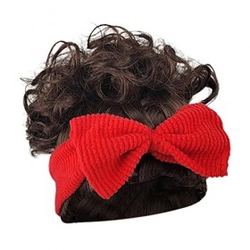 Magic House Cosplay Enfant Fille Serre-tête avec Perruque pour Cosplay Accessoires Déguisements Halloween Carnaval Noel Fete 