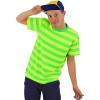 I LOVE FANCY DRESS LTD Jeu daccessoires du célèbre Prince de la série télé avec Un T-Shirt Vert et Jaune à Rayures + Plus Un