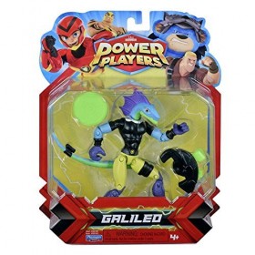 Power Players, Figurine Articulée 12 cm, Galileo, 10 points darticulation & Accessoires, Jouet pour enfants dès 4 ans, PWW01