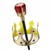 Dress Up America Accessoires de sceptre d’or et de sceptre rouge pour enfants.