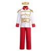 Déguisement Prince Roi Charmant pour Enfants Garçons Jeu de rôle Cosplay Carnaval Halloween Habiller Fête Noël Haut Pantalon 