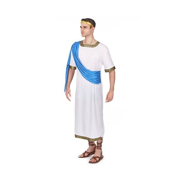 Déguisement Dieu Grec Bleu Homme Taille Unique 42 