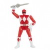 Power Rangers Retro-Morphin, Figurine Ranger Rouge Jason tête basculante, inspirée du Jouet Mighty Morphin, dès 4 Ans