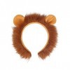 RUIXIA 2 Pièces de Costume de Lion Serre-tête dOreilles de Lion et Queue de Lion Accessoires pour Déguisement dHalloween An