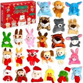 Lubibi Calendrier De lAvent De Noël 2023, Avec 24 Peluche Mignonnes, Calendrier De Compte à Rebours De Noël, Décorations De 