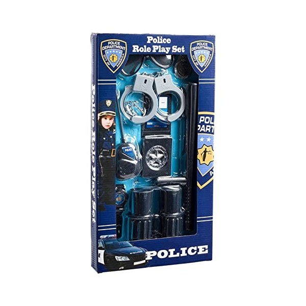 Dress Up America Trousse de jeu de rôle adjointe d’agent de police pour les enfants