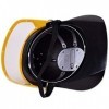 TE-Trend Enfants Casque de Pompier Casque Bonnet Visière Lumière Sound Noir Costume de Déguisement Accessoires Jeu