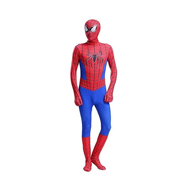 Amycute Costume Super Héros Enfant Deguisement Spider Super Héros Super Héros Masque Spidey Accessoire Cosplay Halloween Carn