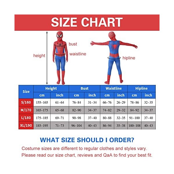 Amycute Costume Super Héros Enfant Deguisement Spider Super Héros Super Héros Masque Spidey Accessoire Cosplay Halloween Carn