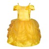 Lito Angels Deguisement Robe Princesse Belle avec Accessoires pour Enfant Fille, Costume la Belle et la Bête, Taille 6-8 ans,
