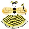 Lot de 4 Deguisement Enfant Jupe et Bandeau, Deguisement Fille Abeille 2 Ans, Déguisement Enfant Animaux 3 Ans, Déguisement C