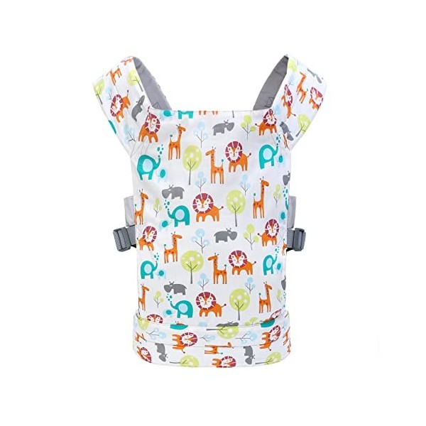 Miracle Baby Porte-bébé pour Enfants, Transport Avant et arrière avec Sangles réglables pour Filles, Accessoires de poupée Po