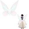 Ailes de fée lumineuses pour enfants, Ailes delfe lumineuses à LED pour adultes Ailes papillon Costume Cosplay, Robe fantais