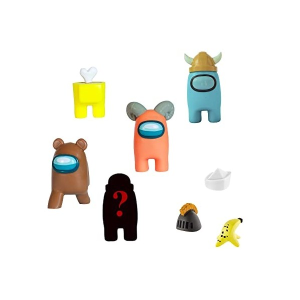 Bizak Among Us S2 Lot de 5 Figurines - Ours + Viking 64112240 Multicolore