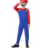 WWQQYY Super Brothers pour Adultes Enfants, Costume de Cosplay, Adultes Fille Garçon Déguisement avec Combinaison, Bonnet, Ba