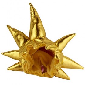 papapanda Chapeau en Peluche Perruque gold pour Goku Dragon San Accessoire Déguisement Carnival pour Des gamins Les enfants a