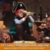 Ruikdly Deguisement Pirate Enfant Costume Capitaine Pirate avec Cache-œil de Pirate, Chapeau Pirate, Une Carte au trésor, Sab