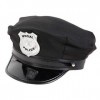 Déguisement policier | Casquette Police Américaine + Lunettes de soleil pilote + Menottes + Matraque | KV-123 | déguisement s