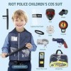 Fivtsme Déguisement Policier Enfant, Costume Policier Enfant, Police Deguisement Enfant, Policier Costume Accessoires, Police