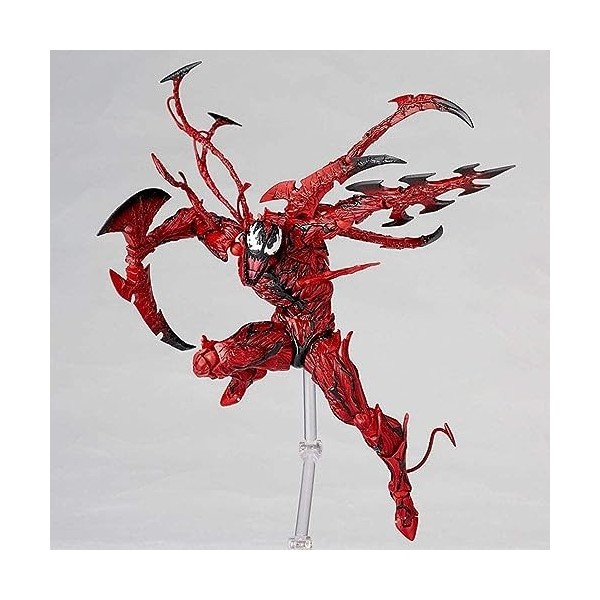 ADNOX Rouge Cletus Kasady Venom Carnage Le Amazing Spiderman Jouets pour Héros Inverse Articulations Figurine D’Action Mobile