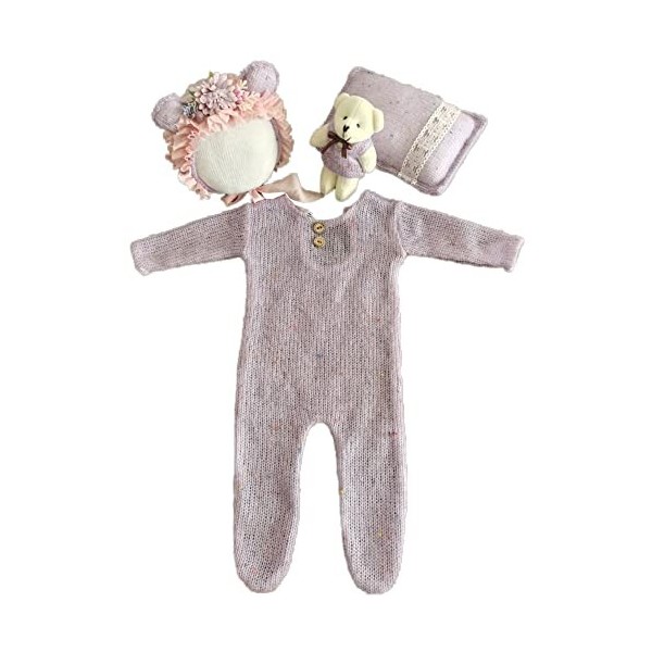 Nouveau-Né Photographie Vêtements Ensemble Bébé Photo Prop Tenue Vêtements Bébé Fille Combinaison Barboteuse Robes Outfit Mig