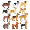 Toyvian 36 Pcs Décor pour Voiture Voitures Jouet Para Cupcakes Chiot Gâteau Jouets pour Chiens denfants Figure De Chiot en R