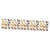 Toyvian 36 Pcs Décor pour Voiture Voitures Jouet Para Cupcakes Chiot Gâteau Jouets pour Chiens denfants Figure De Chiot en R