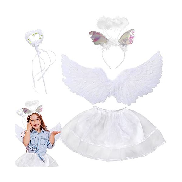 Shengou Ailes De Fée Lumineuses,Ailes De Papillon Enfant,Ailes De Fée Ange Papillon,Ailes De Fée Papillon pour Filles,Ailes P