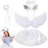 Shengou Ailes De Fée Lumineuses,Ailes De Papillon Enfant,Ailes De Fée Ange Papillon,Ailes De Fée Papillon pour Filles,Ailes P