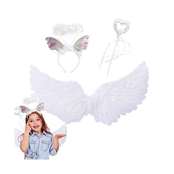 Shengou Ailes De Fée Lumineuses,Ailes De Papillon Enfant,Ailes De Fée Ange Papillon,Ailes De Fée Papillon pour Filles,Ailes P