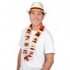 COOLMP Lot de 12 - Collier Hawai Supporter Allemagne Adulte - Taille Unique - Accessoires de fête, Costume, déguisement, Jeux