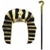 AOVNA Lot de 2 accessoires de pharaon pour homme - Accessoire de déguisement égyptien pour Halloween Cosplay