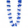 COOLMP Lot de 12 - Collier hawaï Supporter Bleu et Blanc Finlande Adulte - Taille Unique - Accessoires de fête, Costume, dégu