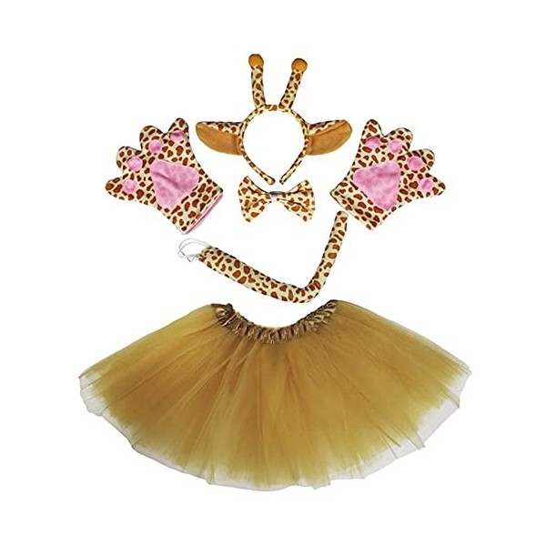 Déguisement Animaux Enfant 3-8 Ans, Deguisement Fille Animal, Costume Carnaval, Deguisement Halloween, Jupe En Tulle Tutu Rob